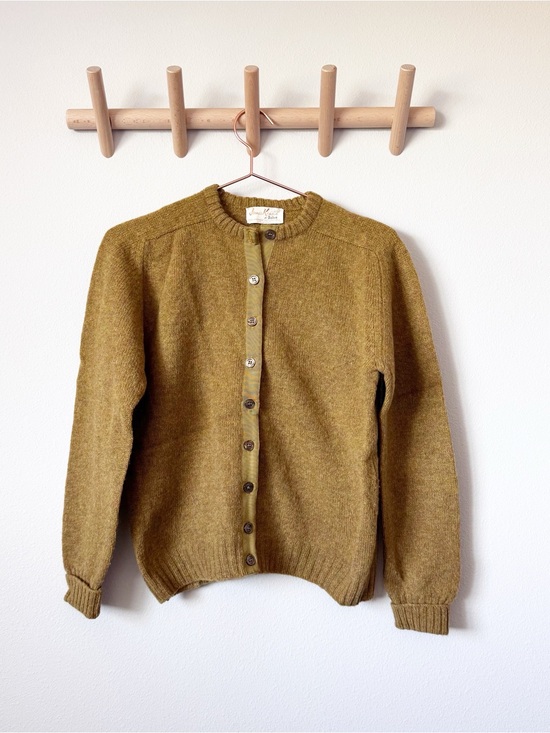 james Kenrob Sweaters - Vintage James Kenrob Women's Button-Front Wool Cardigan Sweater